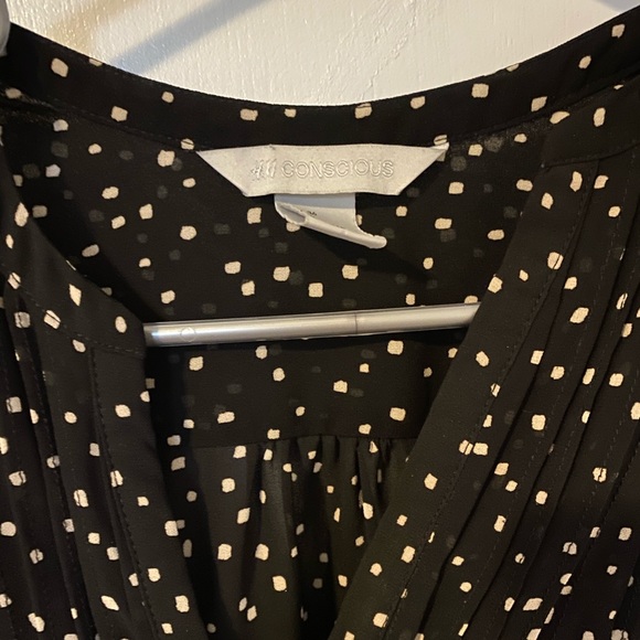 Black polka dot blouse - Picture 3 of 3